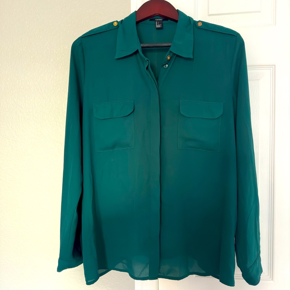 EUC used maybe once blouse